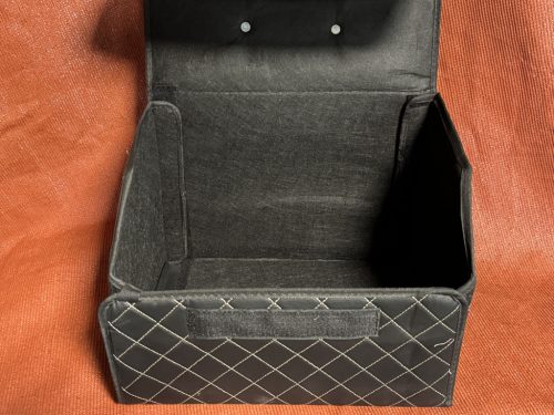 Csomagtartóba  helyezhető, fogantyúval ellátott tároló - több méretben